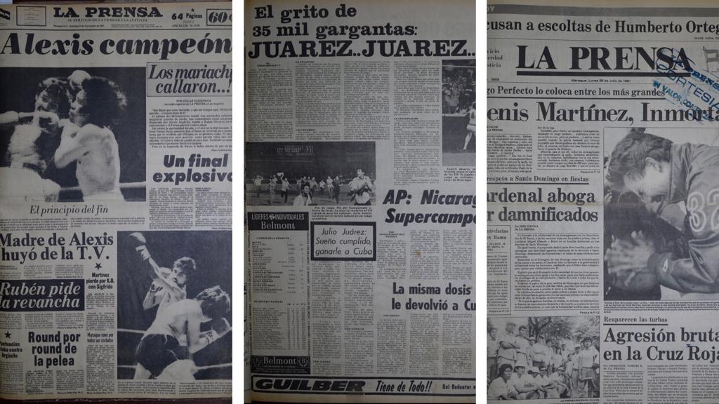momentos deportivos, beisbol, LA PRENSA, Nicaragua, Alexis Argüello, boxeo