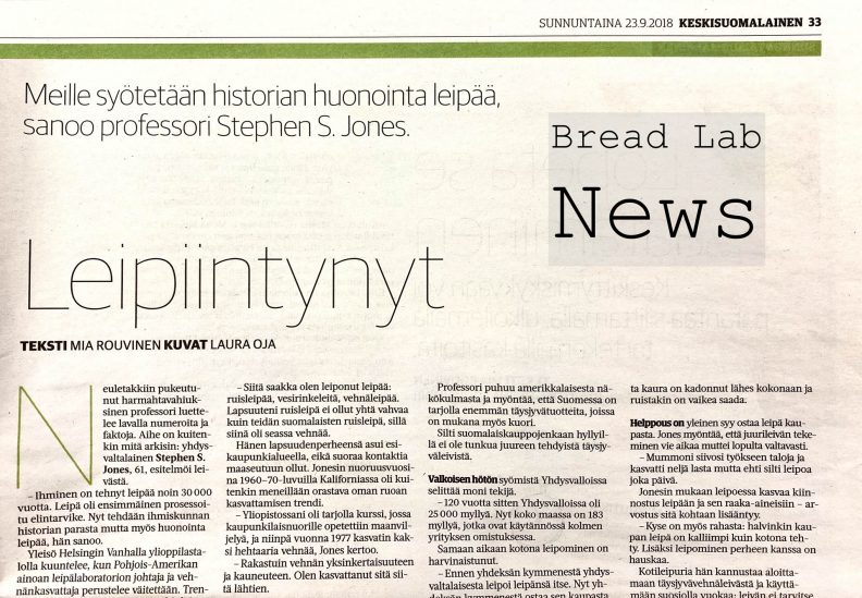 Headline of foreign-language publication.