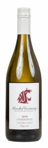 bottle of WSU Blended Learning Clone 15 Chardonnay