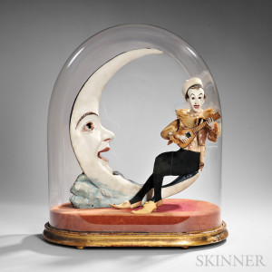 Pierrot Serenading the Moon, Gustav Vichy, Paris, France, c. 1890 (Lot 263, Estimate $40,000-$60,000)