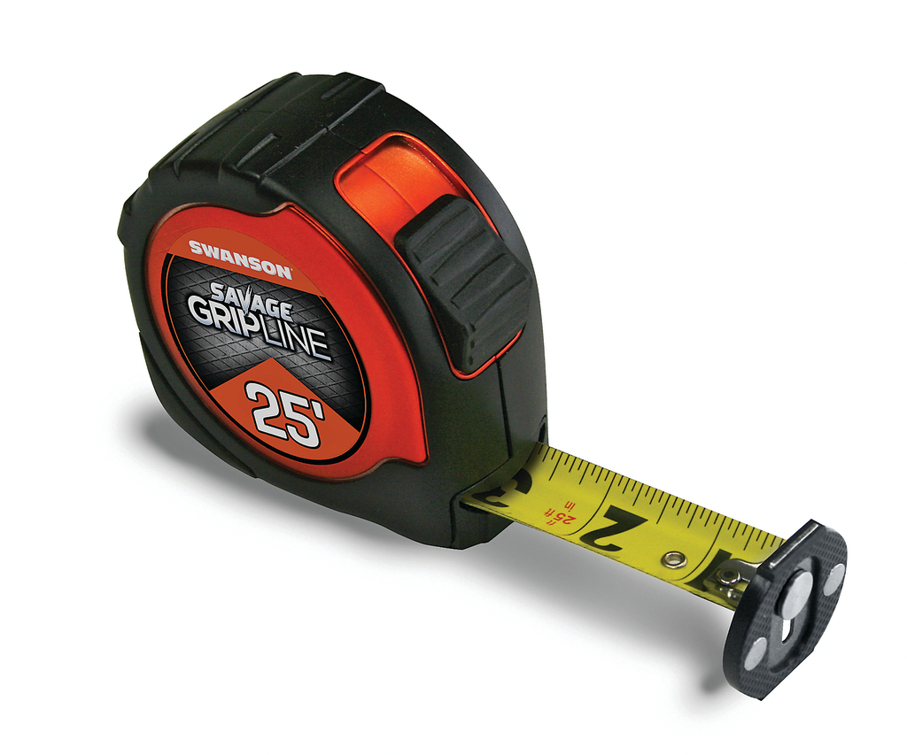Tape measure holds rounded edges For Residential Pros