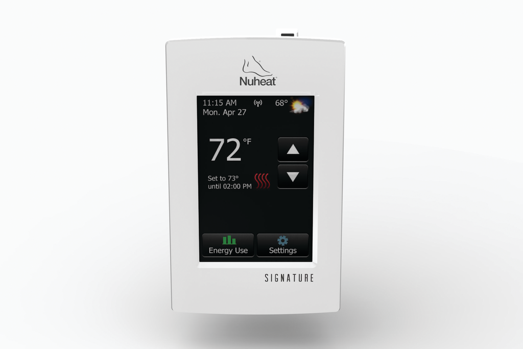 WiFiEnabled Floor Heating Thermostat For Residential Pros