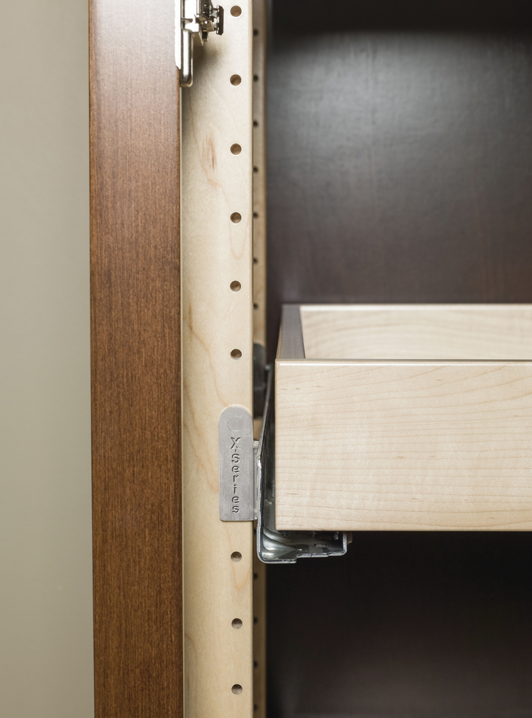 Bracket System for RollOut Shelves For Residential Pros