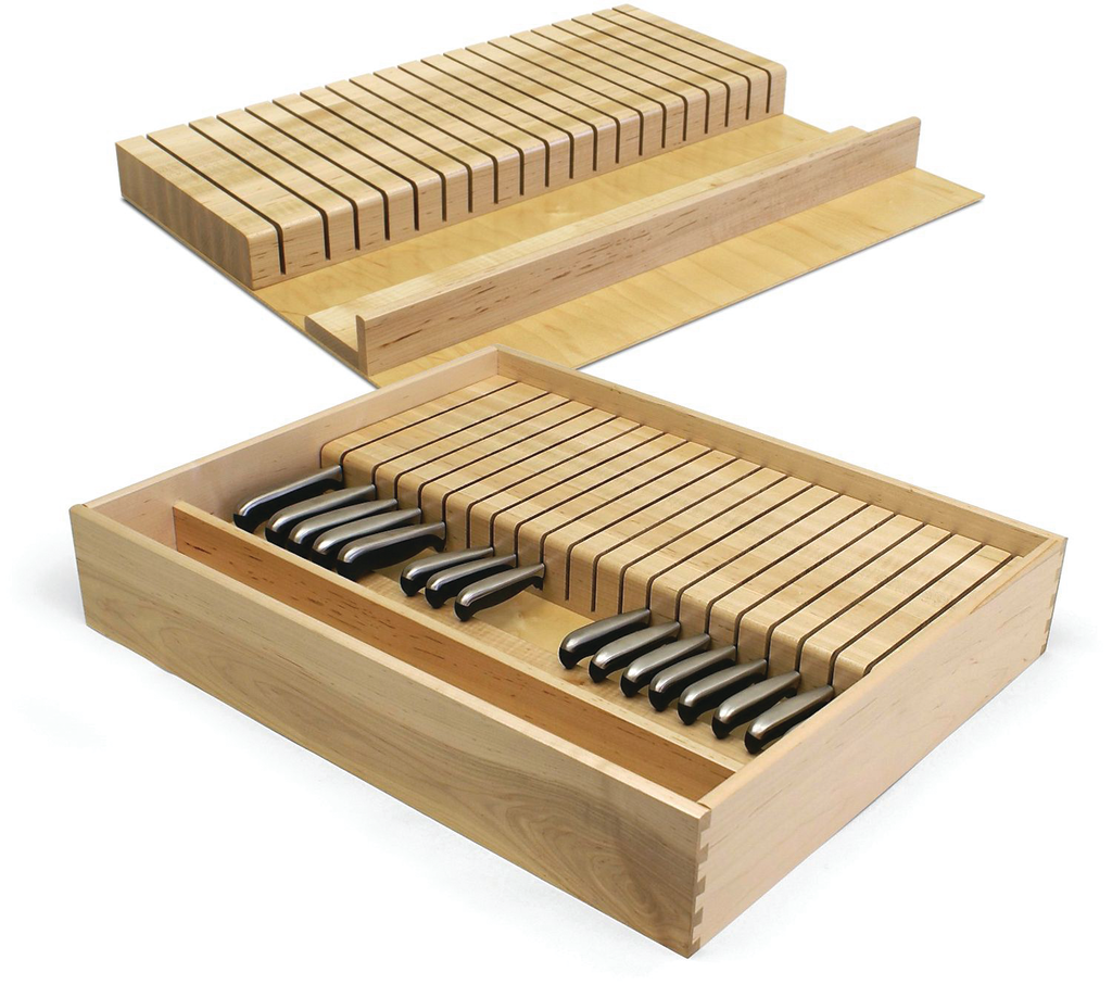 Knife Block Drawer Boxes & Inserts For Residential Pros