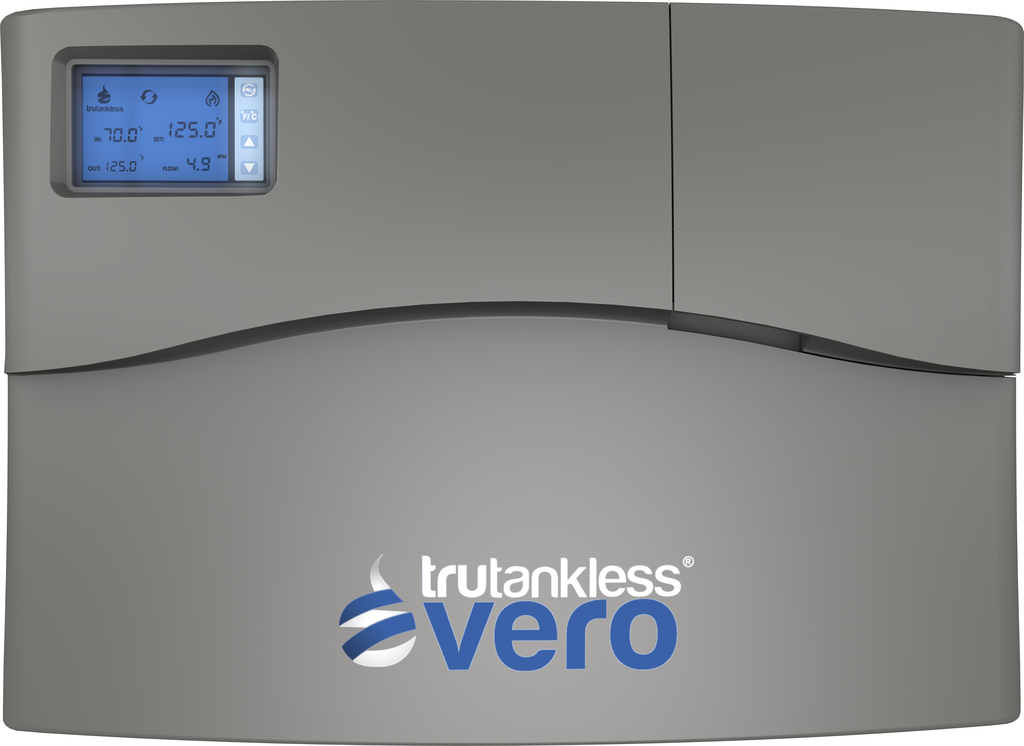 Electric tankless water heater exceeds Energy Factor ratings For