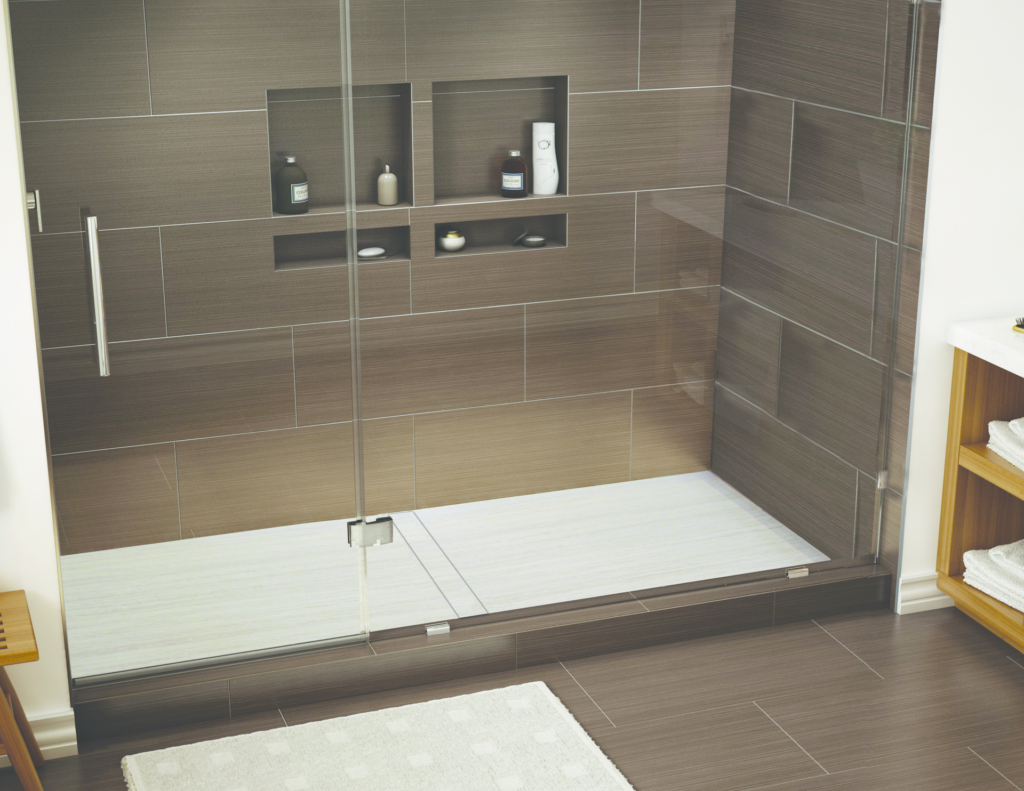 One piece Shower Pan For Larger Applications Kitchen Bath Design
