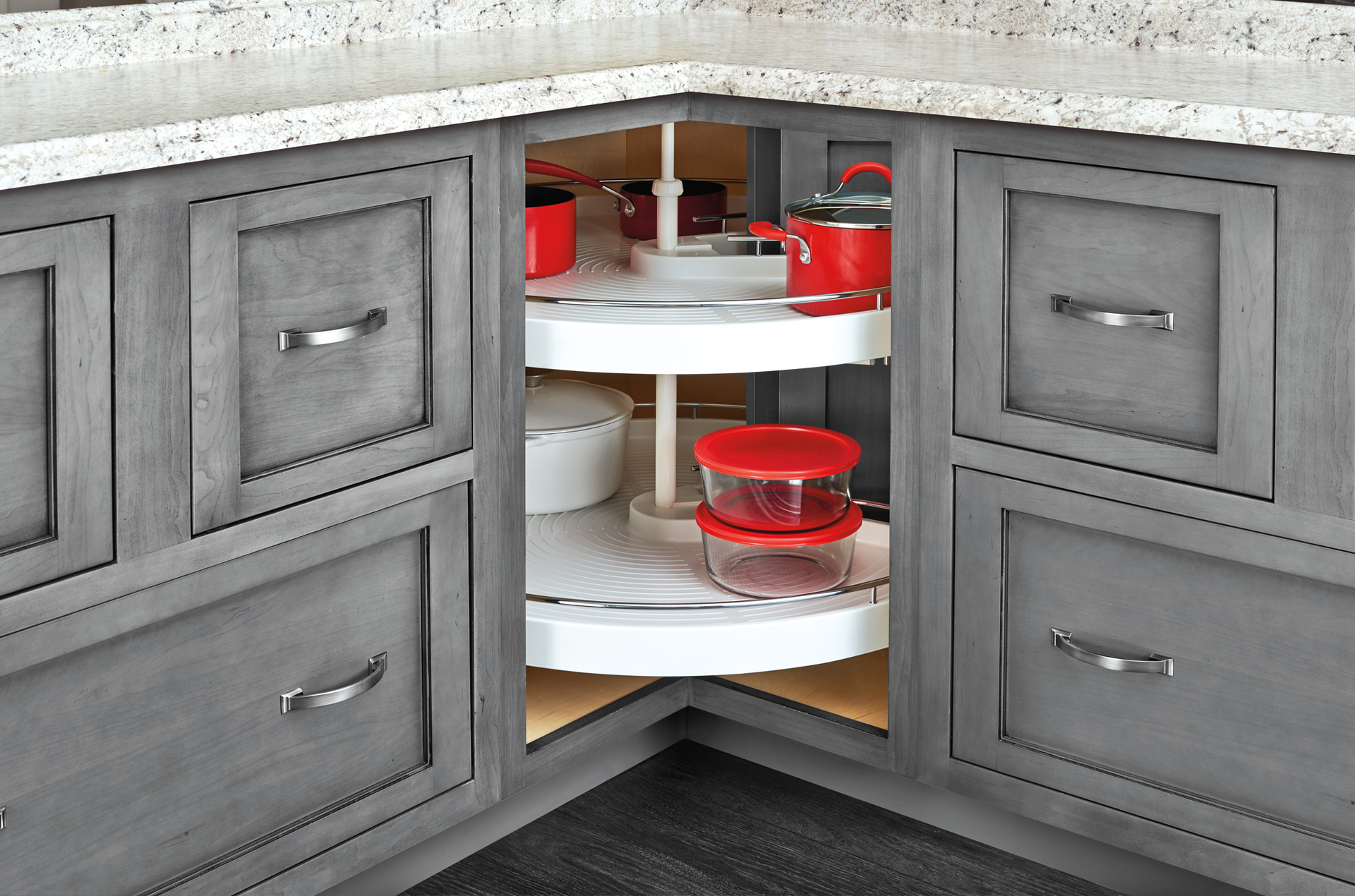 Collapsible corner lazy susan For Residential Pros