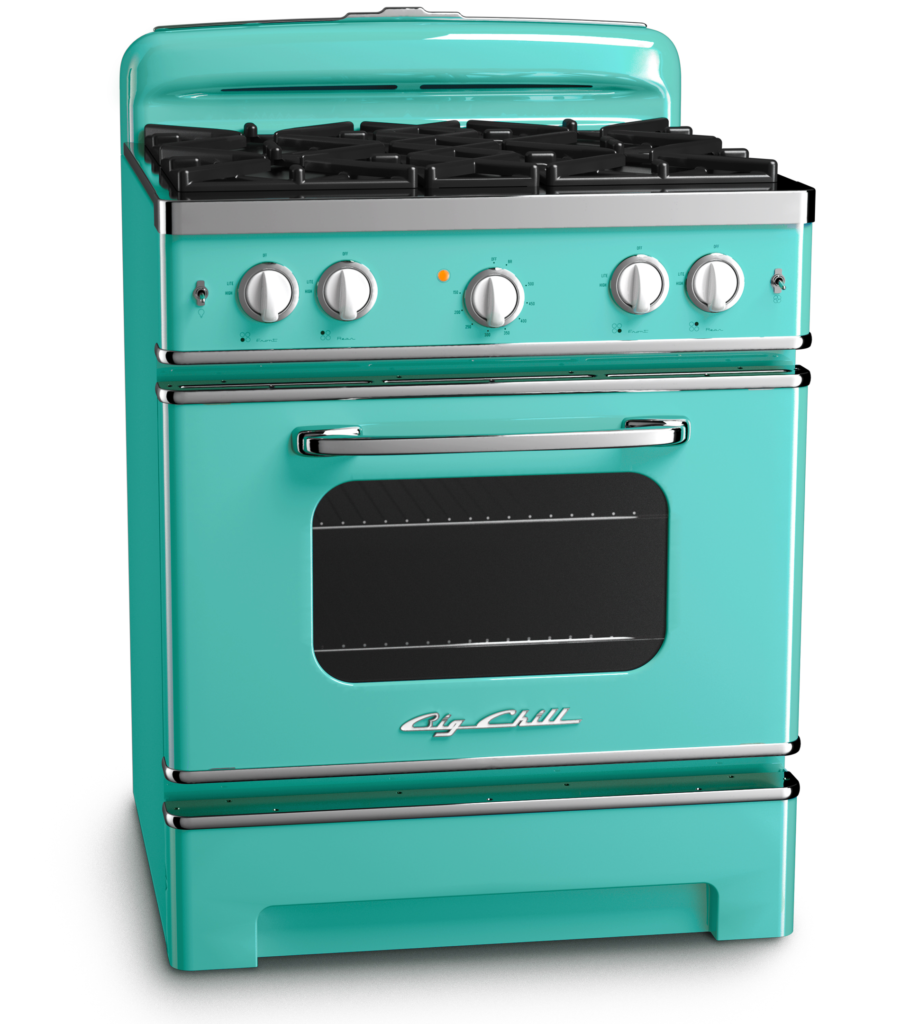 Turquoise Retro Appliance Finish For Residential Pros