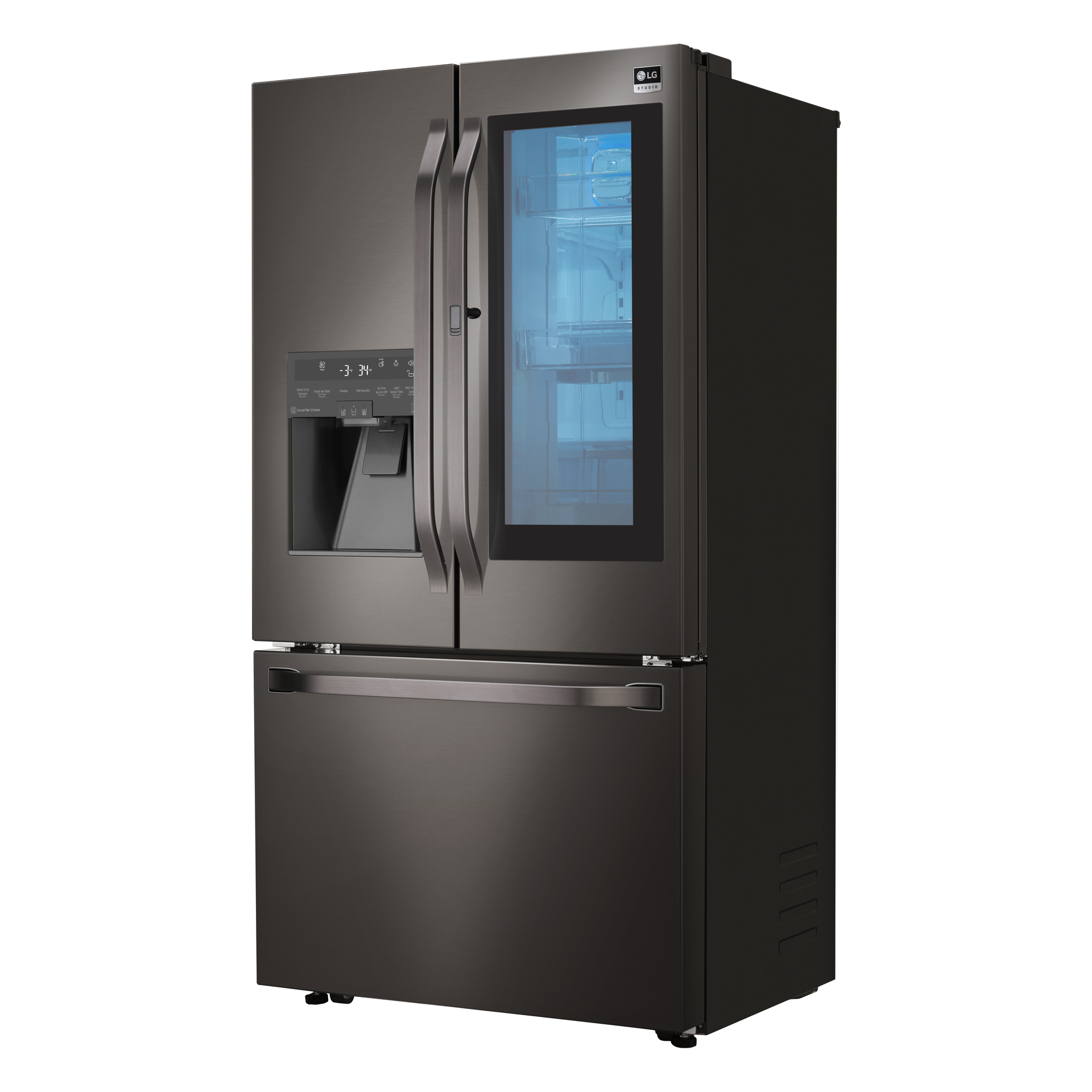DoorinDoor Glass Front Refrigerator For Residential Pros