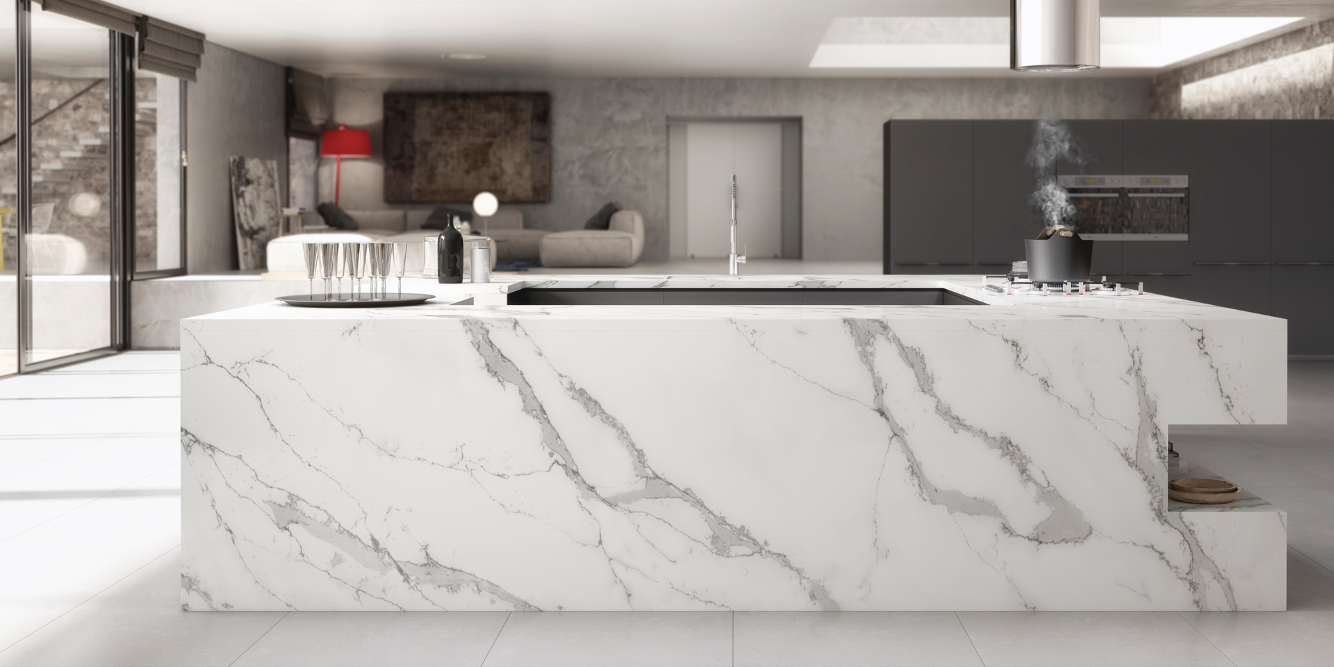 Marble Look Quartz For Residential Pros
