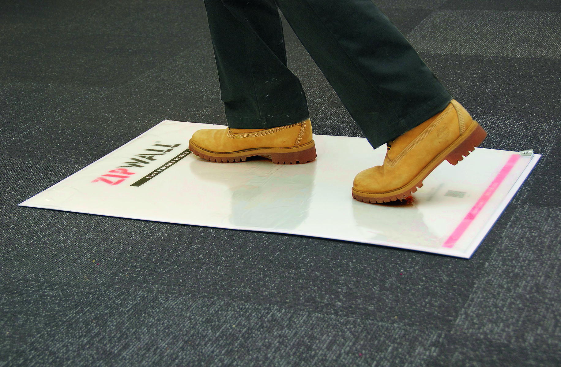 Tacky mat prevents tracking of dust For Residential Pros