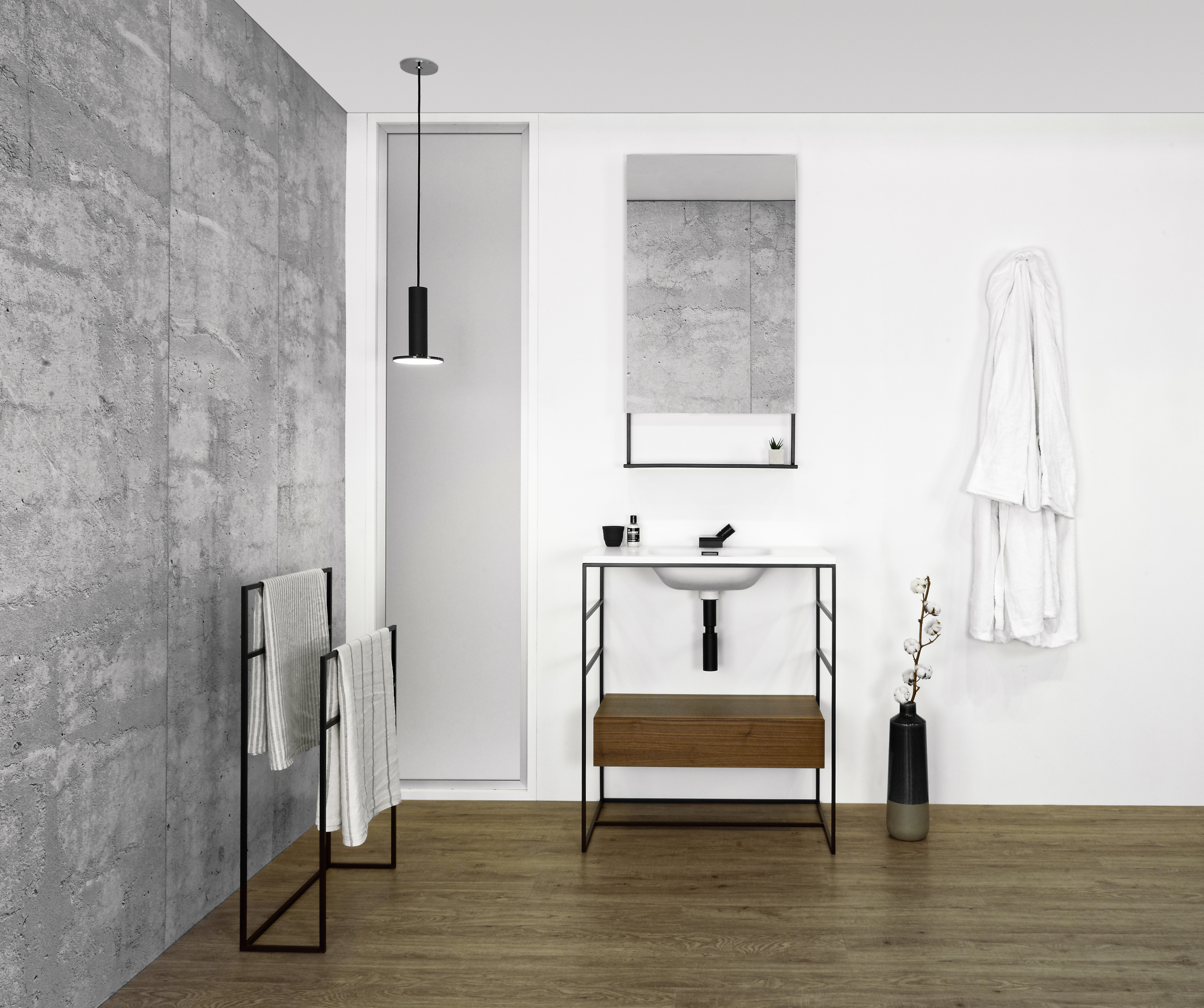 Industrial Vibe Vanity For Residential Pro