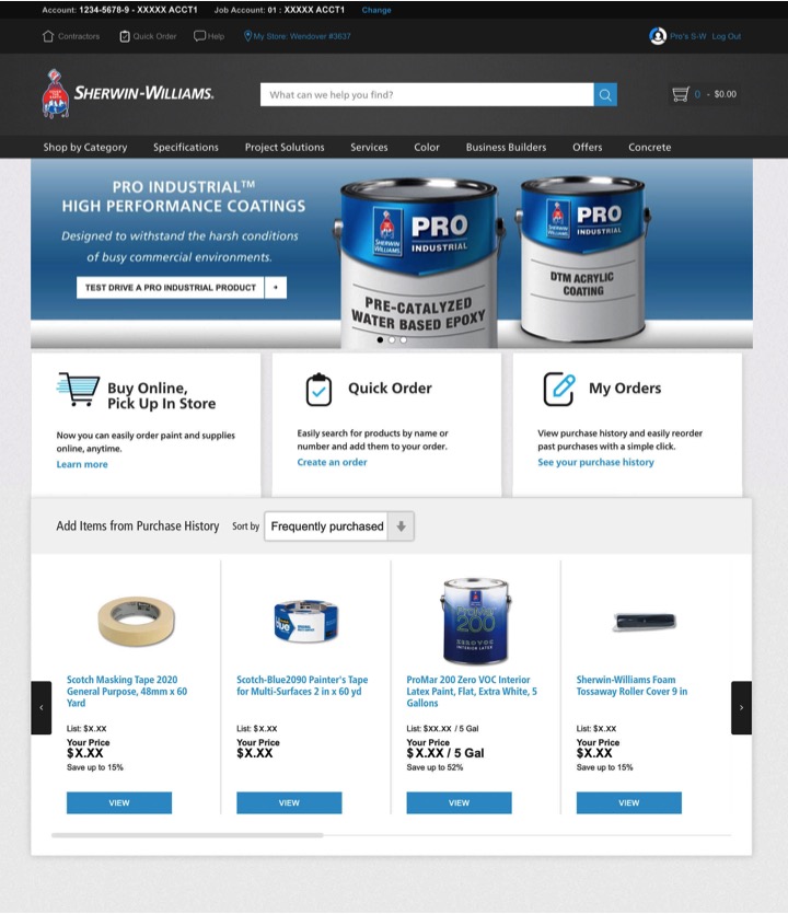 SherwinWilliams Introduces Online Ordering for Pros Remodeling