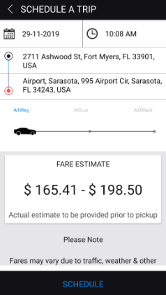 Schedule a Ride