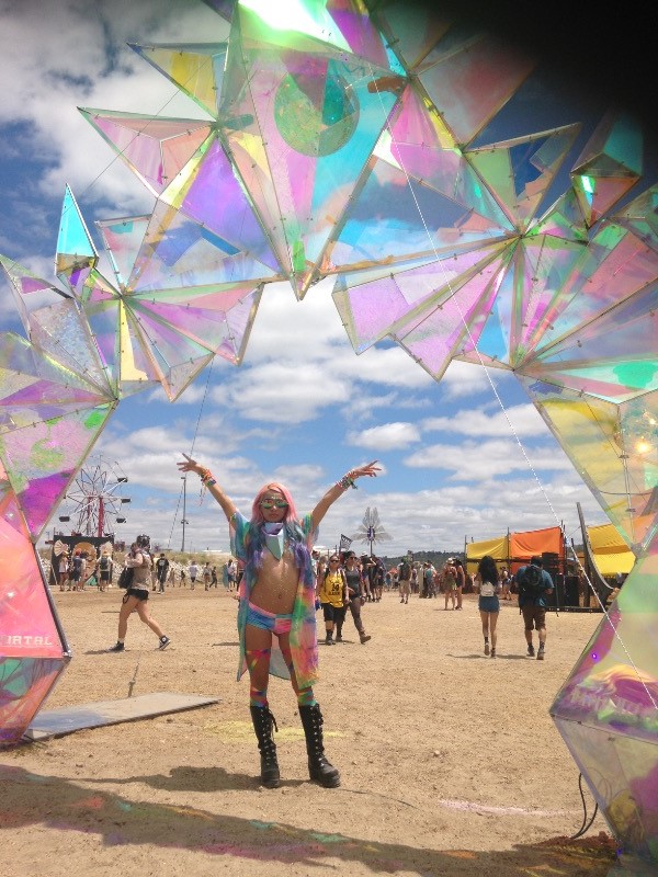 Rainbow NonSlip Rave Leg Wraps iHeartRaves