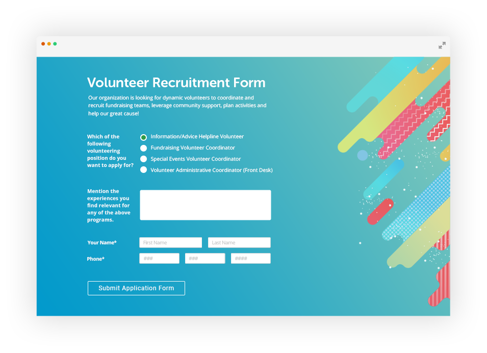 Non Profit form