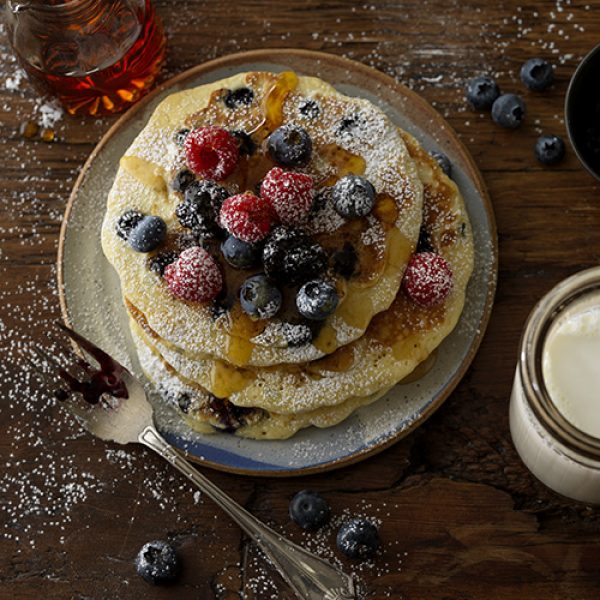 Mixed Berry Pancakes (still)