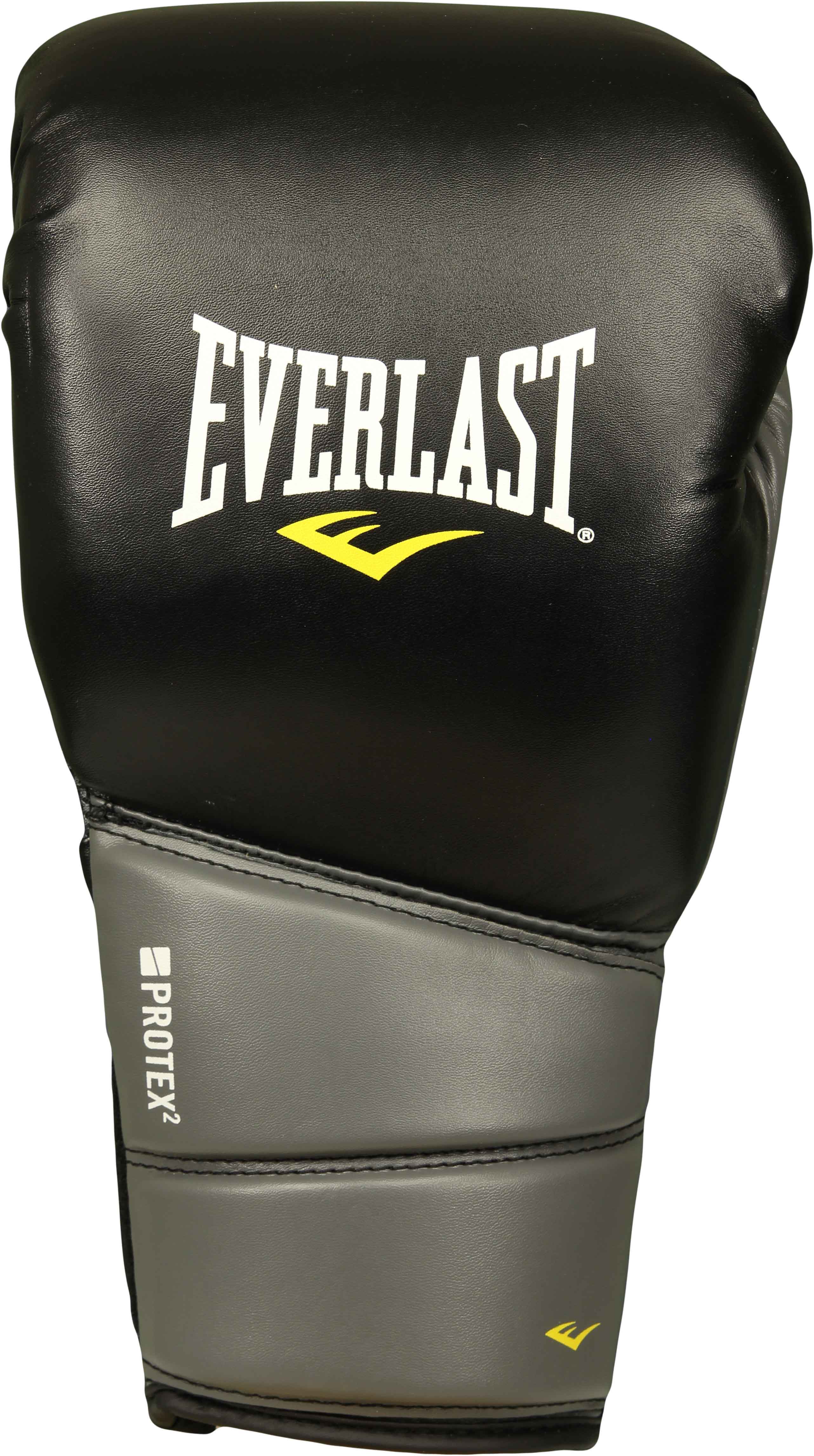 Everlast Gel Protex 2 Boxing Gloves (Black/Gray) eBay