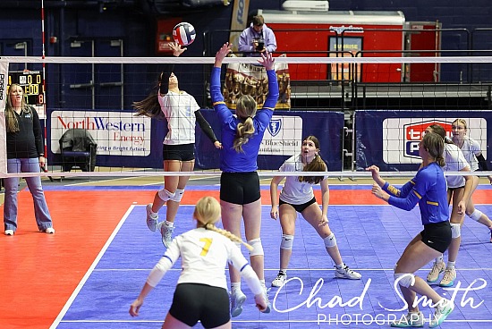 State Volleyball Match 9 CJI vs Melstone 11-13-25