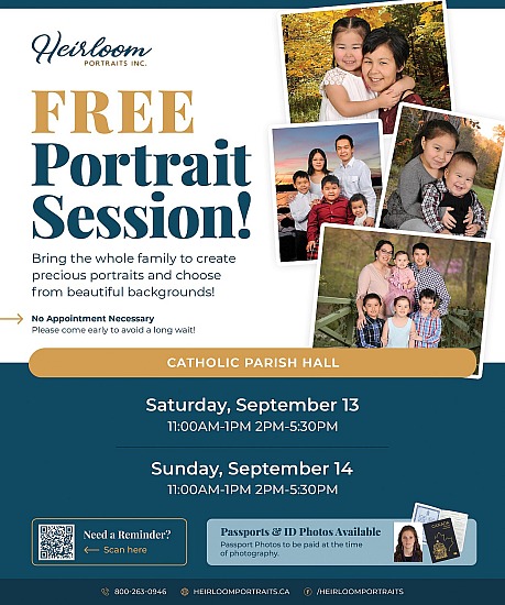 2025 - 09 - 13 Family Photo Sessions - Catholic Parish Hall, Iqaluit