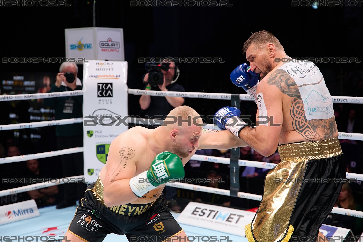 Kacper Meyna, Mariusz Wach, 2025, Sopot, RBN 21, Rocky Boxing Night