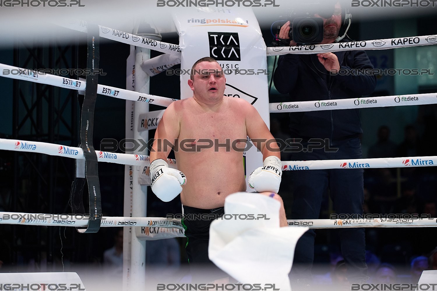 Adrian Domalewski, Leon Maric,, 2025, Sopot, RBN 21, Rocky Boxing Night