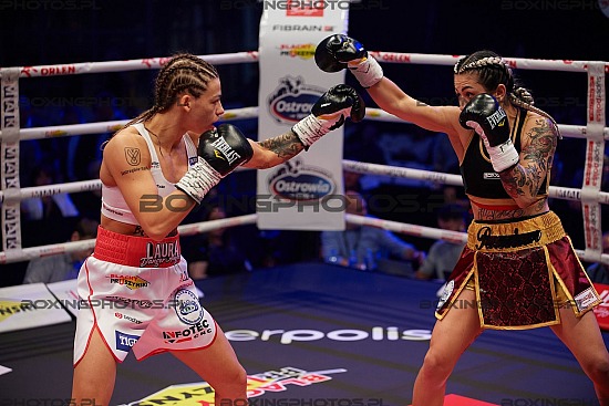 Laura Grzyb, Maria Cecchi,knockout boxing night 27, rzeszow, poland, knockout promotions, kbn 27, EBU