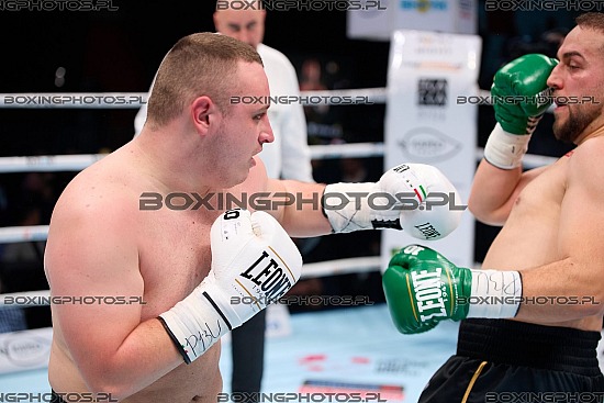 Adrian Domalewski, Leon Maric,, 2025, Sopot, RBN 21, Rocky Boxing Night