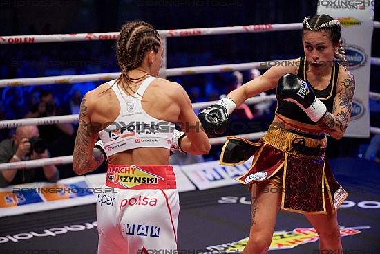 Laura Grzyb, Maria Cecchi,knockout boxing night 27, rzeszow, poland, knockout promotions, kbn 27, EBU