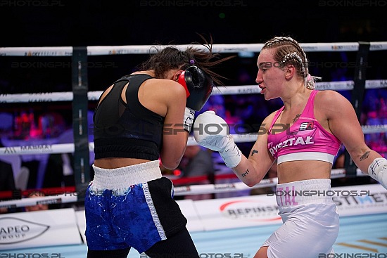 Angelika Krysztoforska, Tijana Draskovic, RBN 18, Rocky Boxing Night, Koszalin, 2024