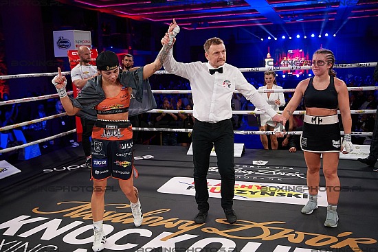 Laura Grzyb, Marian Herreria, Nosalowy Dwor, Zakopane, Poland, 2022, KnockOut Boxing Night