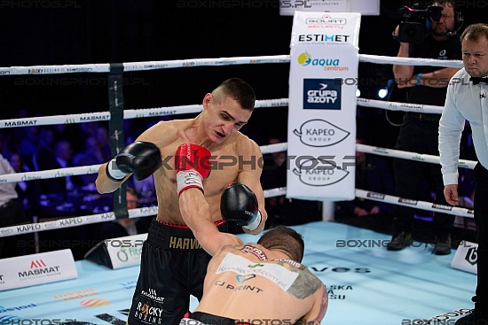 Dominik Harwankowski, Piotr Gudel, Rocky Boxing Night, RBN, 2023, Kościerzyna, Koscierzyna, Poland