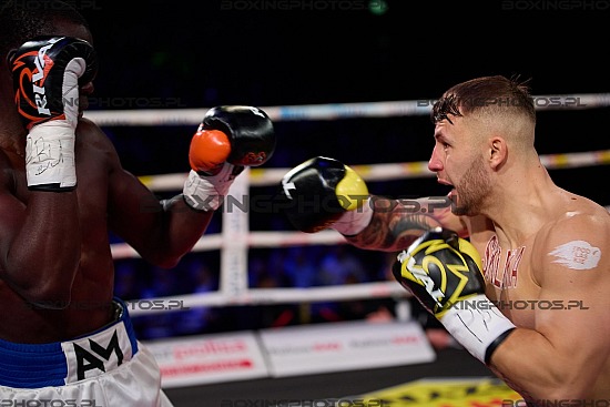 Kamil Szeremeta, Abel Mina, 2024, KBN33, KnockOut Boxing Night, Białystok, Bialystok