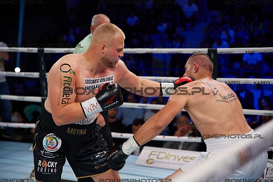 Kacper Meyna, Krzysztof Twardowski, WBC Frankophone, WBC, RBN 16, Rocky Boxing Night, Żukowo, Zukowo, 2023