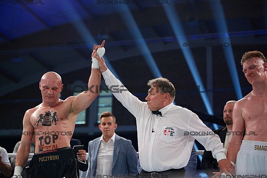 Łukasz Puczyński Lukasz Puczynski, Damian Smagieł, Damian Smagiel, RBN 16, Rocky Boxing Night, Żukowo, Zukowo, 2023