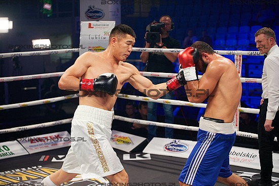 Bekzad Nurdauletov, Iago Kiziria, KBN 24, KnockOut Boxing Night, 2022, Lublin, Poland