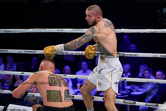 Kajetan Kalinowski, Max Miszczenko, Max Mishchenko, Rocky Boxing Night, RBN, 2023, Kościerzyna, Koscierzyna, Poland