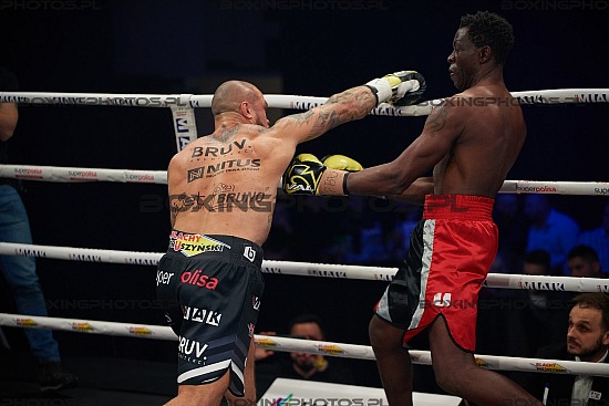 KBN 26,KnockOut Boxing Night 26, Nowy Sącz, Nowy Sacz, 2023, Poland, Łukasz Pławecki, Lukasz Plawecki, Emmanuel Feuzeu