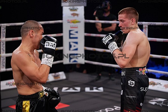 Mateusz Wojtasiński, Mateusz Wojtasinski, Bazargur Jugder, KBN28, Białystok, Bialystok, 2023, KnockOut Boxing Night, KnockOut Promotions