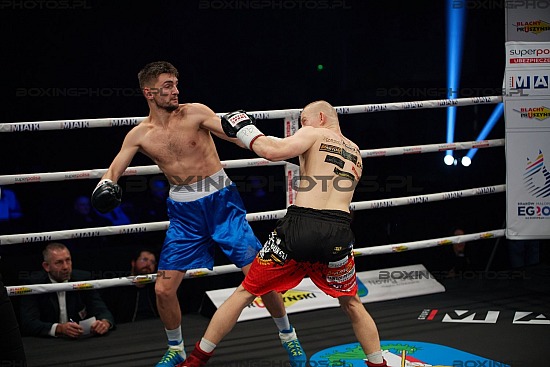 KBN 26,KnockOut Boxing Night 26, Nowy Sącz, Nowy Sacz, 2023, Poland, Paweł Róg, Pawel Rog, Viktor Funk