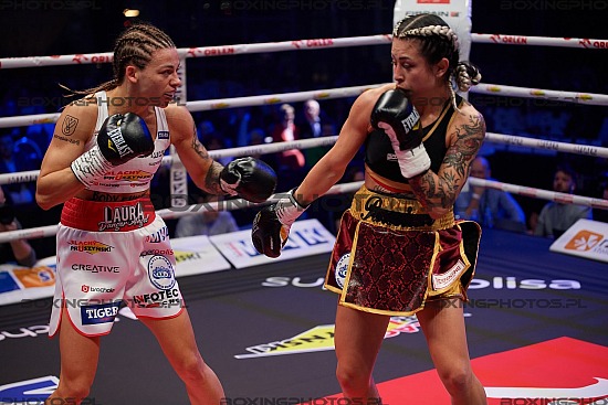 Laura Grzyb, Maria Cecchi,knockout boxing night 27, rzeszow, poland, knockout promotions, kbn 27, EBU