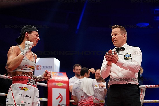 Laura Grzyb, Maria Cecchi,knockout boxing night 27, rzeszow, poland, knockout promotions, kbn 27, EBU