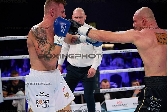 Łukasz Puczyński, Lukasz Puczynski, Hubert Krasuski, Rocky Boxing Night, RBN, 2023, Kościerzyna, Koscierzyna, Poland