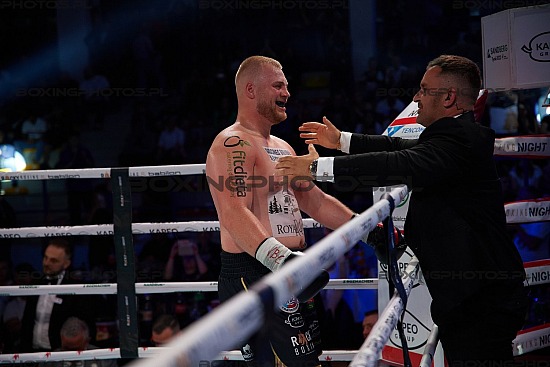 Kacper Meyna, Krzysztof Twardowski, WBC Frankophone, WBC, RBN 16, Rocky Boxing Night, Żukowo, Zukowo, 2023