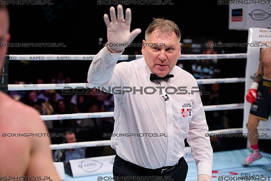 Krzysztof Bubak, Referee, Filip Wąchała, Filip Wachala, Daniel Balcerzak, 2025, Sopot, RBN 21, Rocky Boxing Night