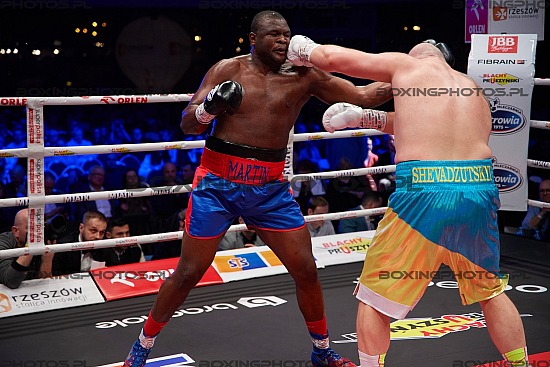 Martin Bakole, Igor hulk Sheveadzutskiy, knockout boxing night 27, rzeszow, poland, knockout promotions, kbn 27