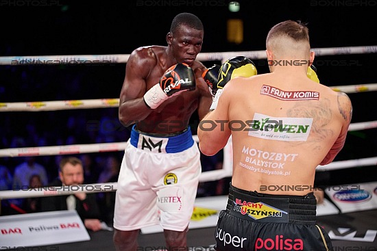Kamil Szeremeta, Abel Mina, 2024, KBN33, KnockOut Boxing Night, Białystok, Bialystok