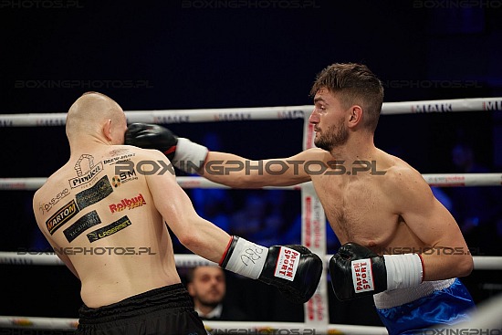 KBN 26,KnockOut Boxing Night 26, Nowy Sącz, Nowy Sacz, 2023, Poland, Paweł Róg, Pawel Rog, Viktor Funk