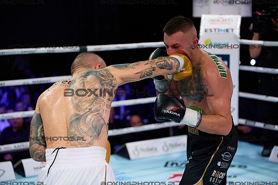 Kajetan Kalinowski, Max Miszczenko, Max Mishchenko, Rocky Boxing Night, RBN, 2023, Kościerzyna, Koscierzyna, Poland