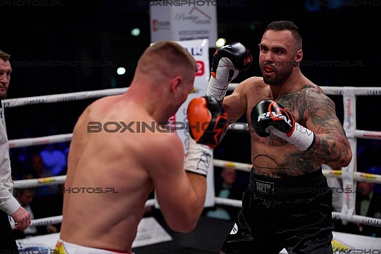 KBN 35, KnockOut Boxing Night, Rzeszów, Rzeszow, 2024, Kamil Ślendak, Kamil Slendak, Daniel Płonka, Daniel Plonka